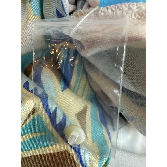 J. McLaughlin Rebekka Floral Wide Leg Jumpsuit Belt Tie Waist sz L NWOT - Picture 11 of 16